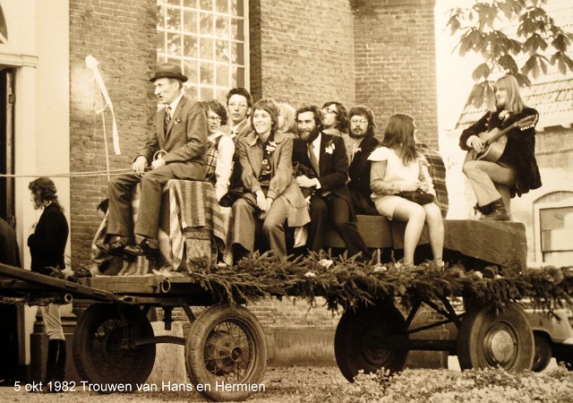 1972 Hans en Hermien trouwen.