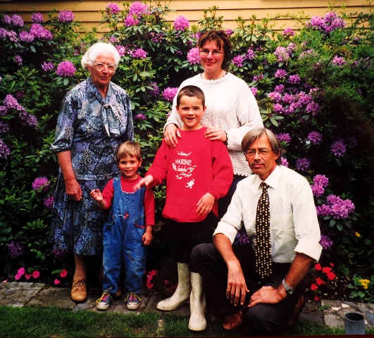 1999 Marri-Anne, Gijs, Margreet en Niels